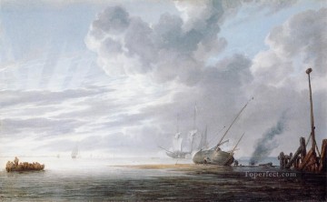 ボート Painting - sSeasc marine ウィレム ファン デ ヴェルデ ザ ヤンガー ボート シースケープ